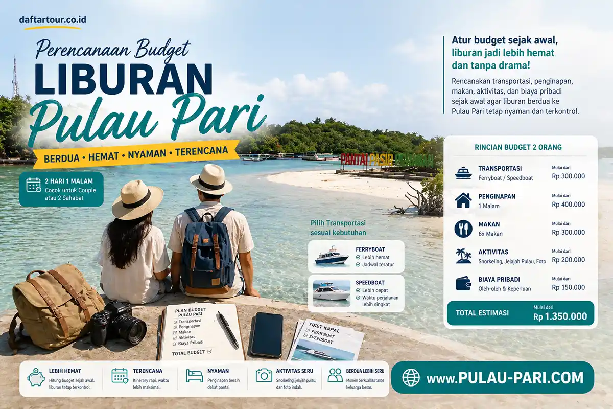 Tips Cara Hemat Liburan Pulau Pari Berdua