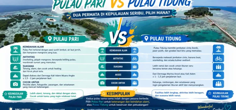 pulau pari vs pulau tidung