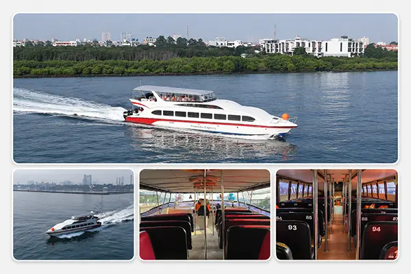 KM Pramuka Express 1 untuk sewa speedboat ke Pulau Pari