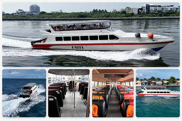 KM Unity untuk sewa speedboat ke Pulau Pari