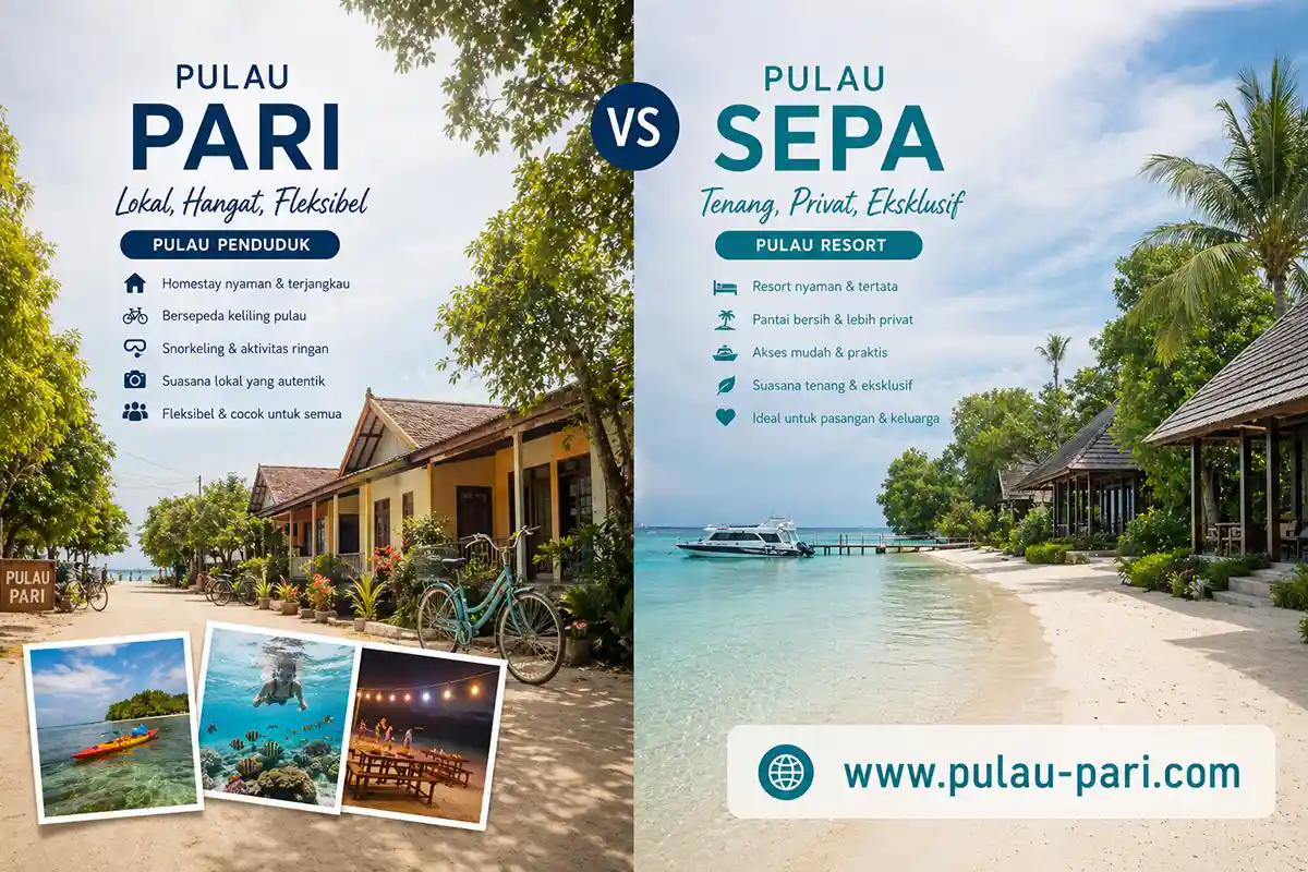 perbedaan pulau pari vs pulau sepa