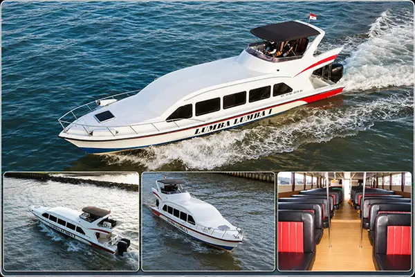 KM Lumba-Lumba 1-2 untuk sewa speedboat ke Pulau Pari