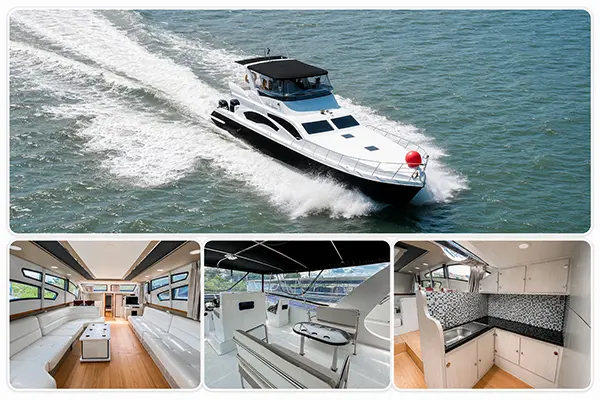 KM Sea Leader Marine Luxury untuk sewa speedboat ke Pulau Pari